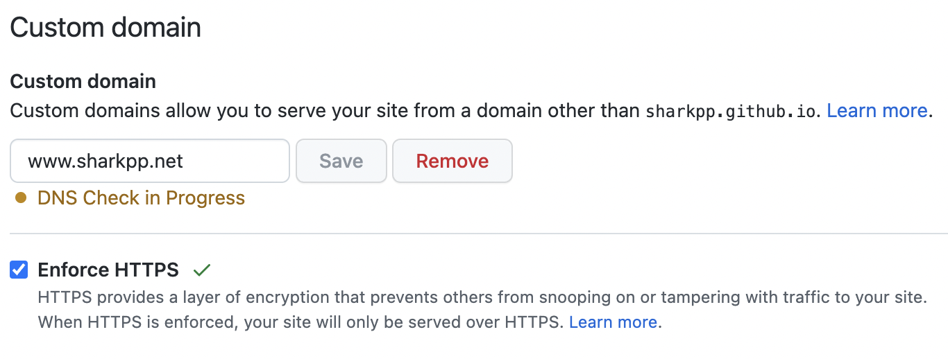 Enforce HTTPS in GitHub