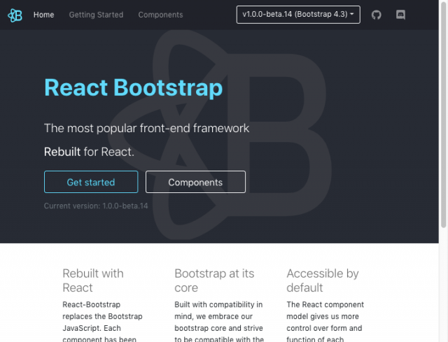 React Bootstrap